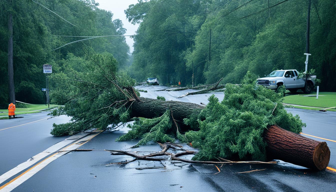 What damage can storms do?